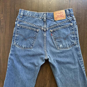 Vintage Y2k Levi 517 Jeans 30x33 Sz 13Jr Western Bootcut Rodeo High Waist Cotton